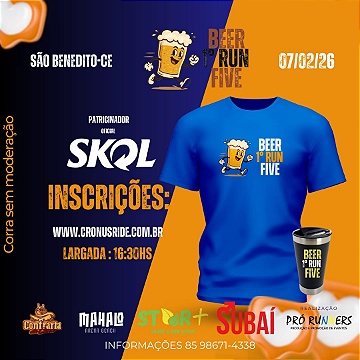 1° RUN BEER FIVE