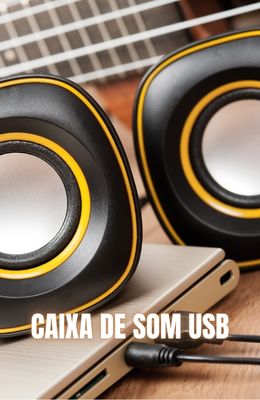Caixa de Som Portátil USB P2
