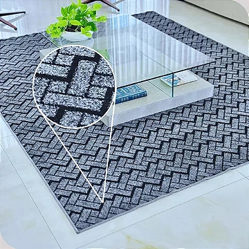 Tapete para sala, escritório quarto zig zag cinza