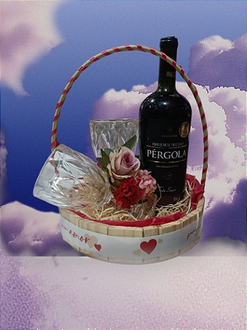Cesta vinho