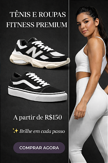 Banner lateral tênis linha premium