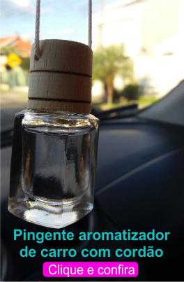 Pingente aromatizador de carro com cordão