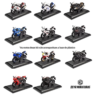 Coleção Superesportivas 1:18 (11 Miniaturas)