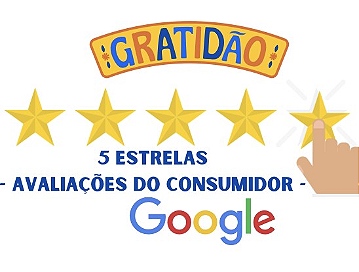 Avaliação 5 estrelas Google