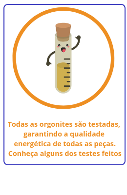 Testes feitos com Orgonites Sirius