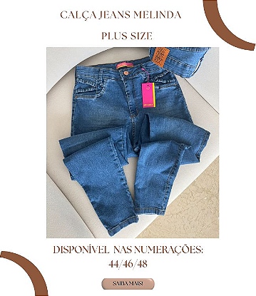 calça jeans plus