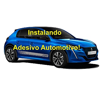 Instalando faixa lateral tuning!