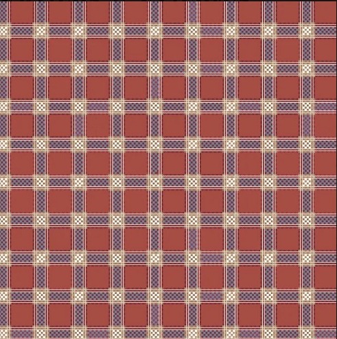 Tecido Xadrez Tartan Caramelo da Fuxicos em Kit de 30x70cm - Bazar Horizonte