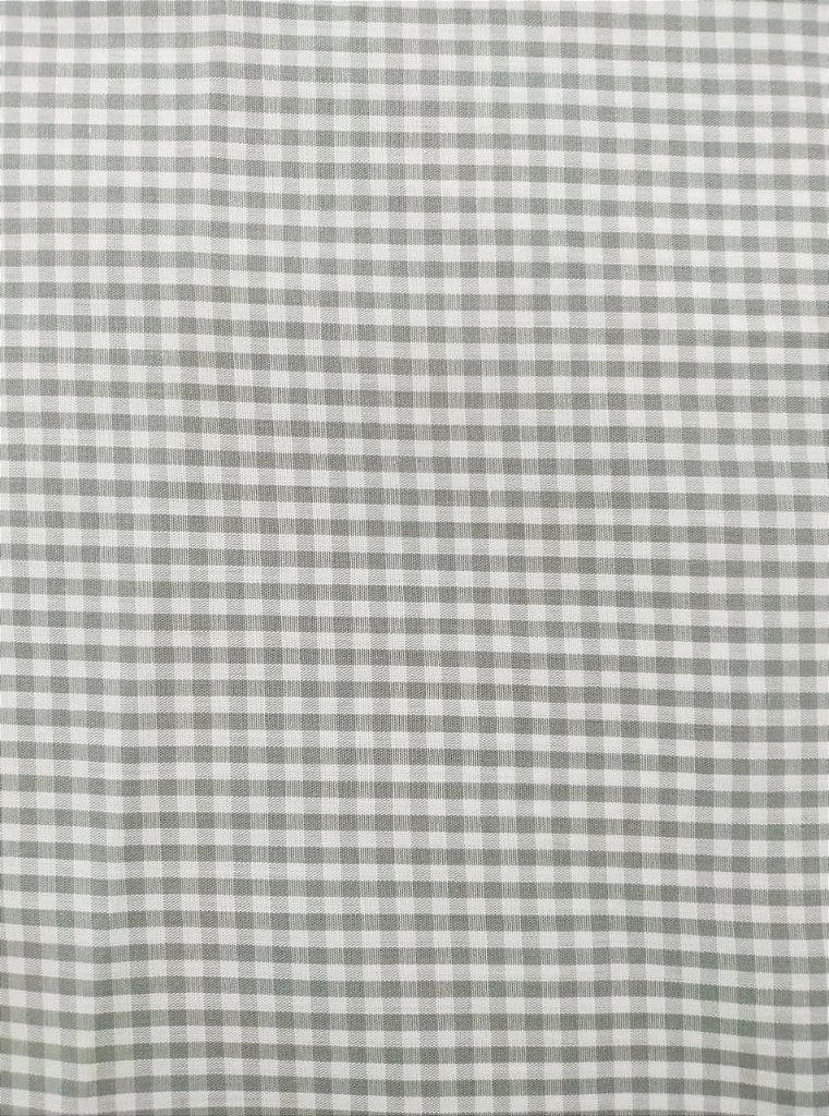 Tricoline Xadrez Pequeno Preto e Branco - 100% algodão - Bem Tecidos