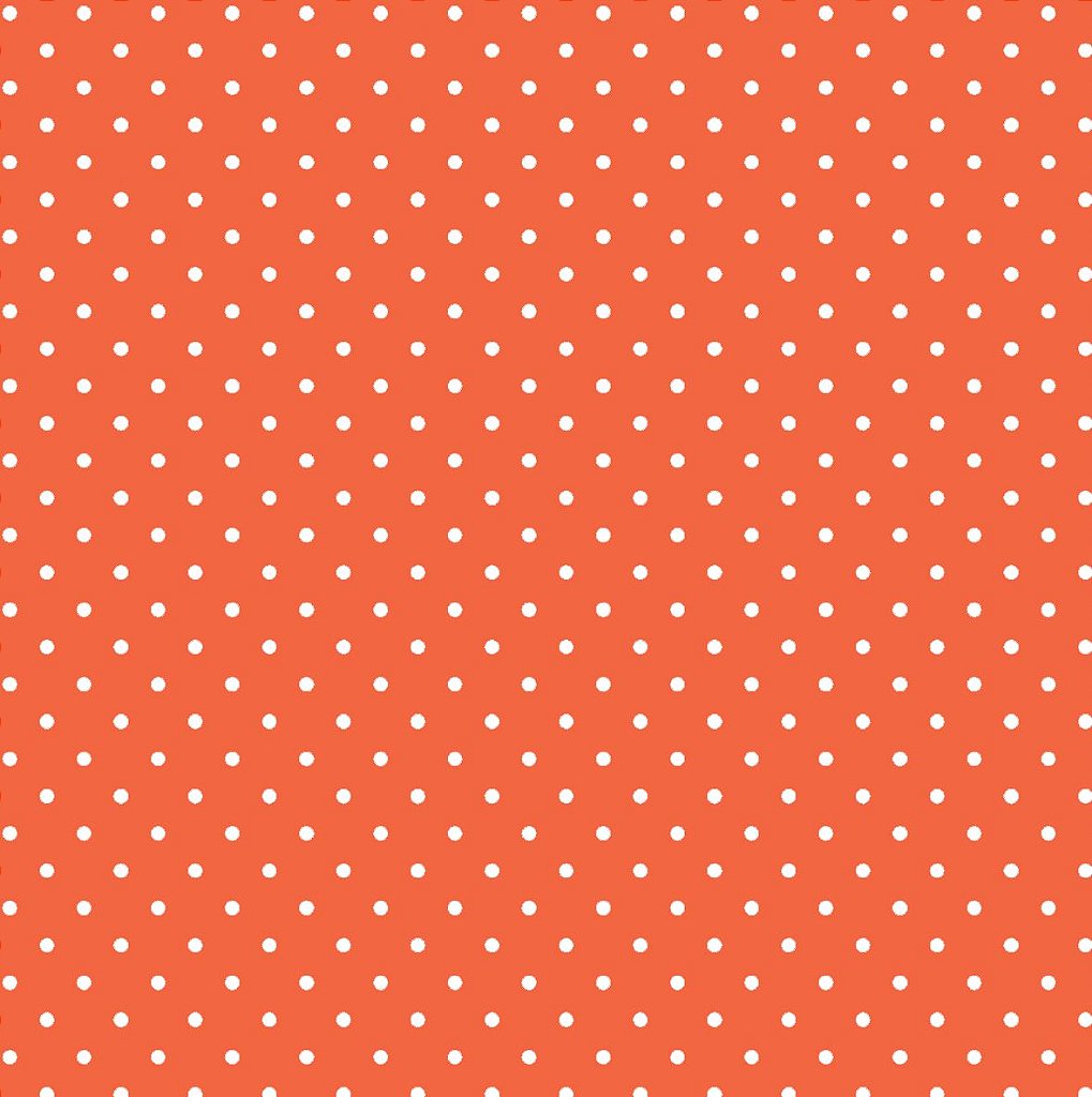 Tecido 100 Algodao Mini Poa Branco Fundo Laranja Preco De 0 50 X 1 50 1000 Tons Artigos Para Patchwork