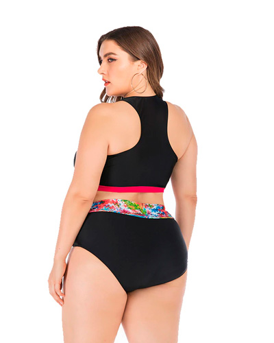 biquini plus size cintura alta calcinha hot pants 