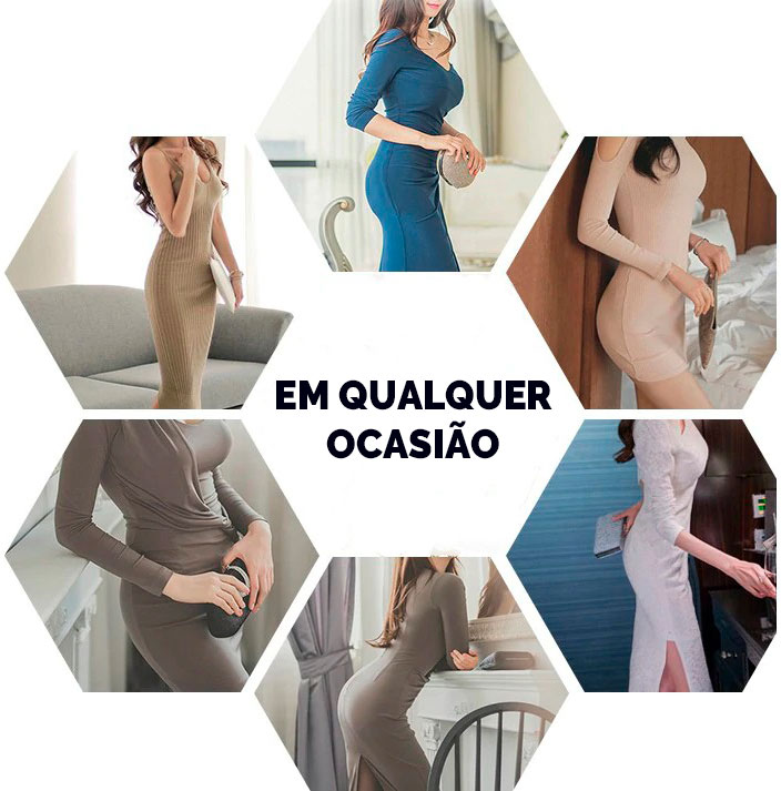  Short bundex com enchimento bumbum e quadril