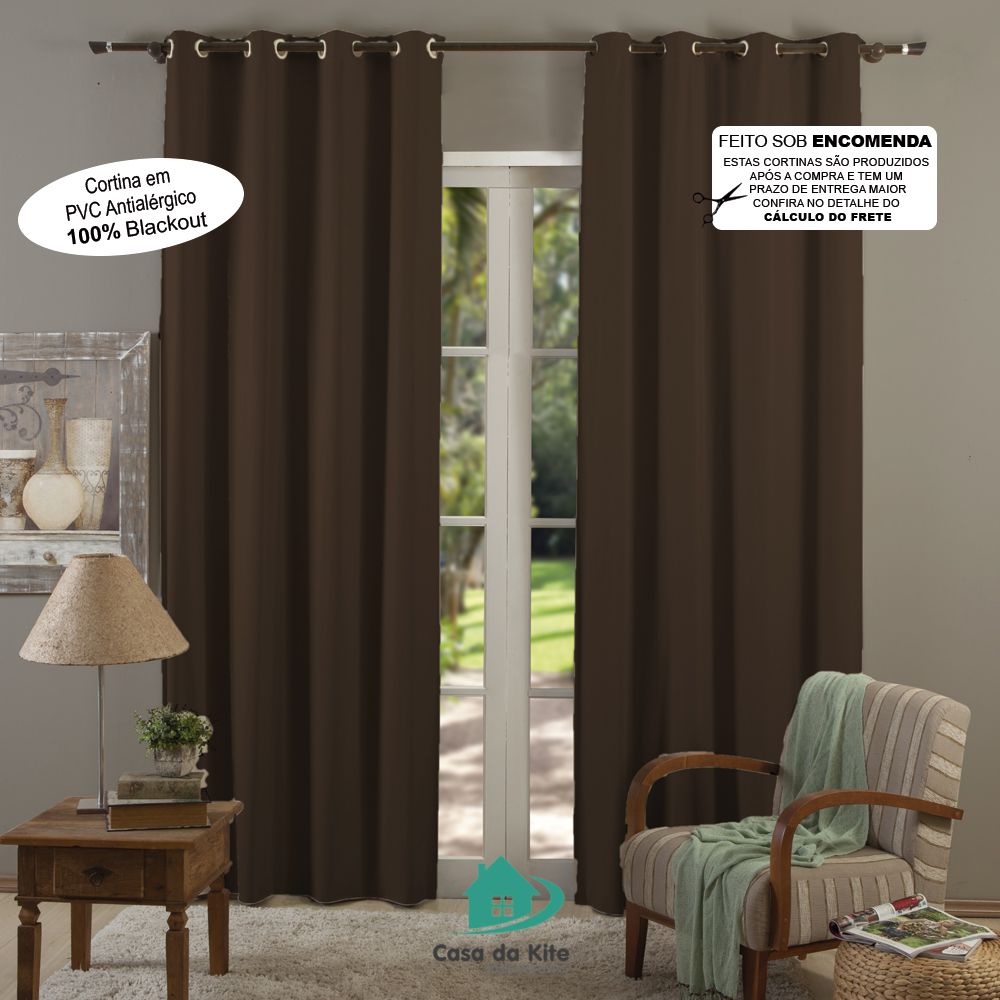 Cortina Blecaute Pvc Plastico Tabaco 6 Medidas Casa Da Kite Cortina Blecaute Pvc Plastico Tabaco 6 Medidas Casa Da Kite