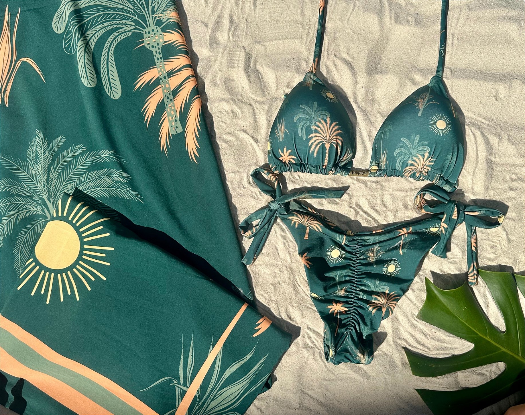 Calcinha de Biquíni Empina Bumbum Melancia Marétoa