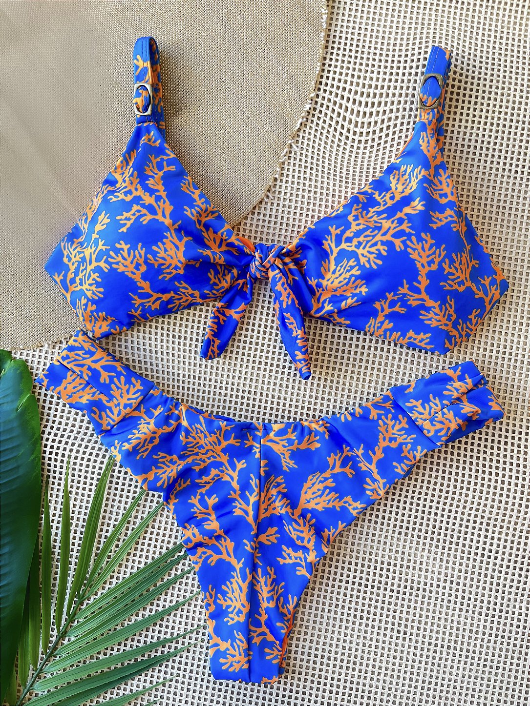 Tecnologia LYCRA Marétoa Top Coral Laranja