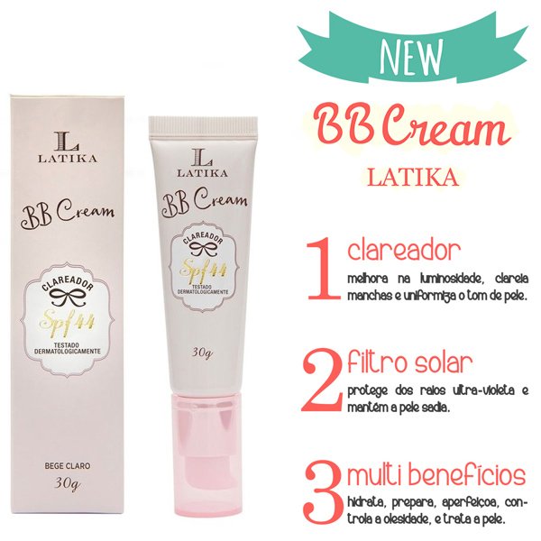 BB Cream Latika – Bege Claro | DELÍCIA DE VIDA