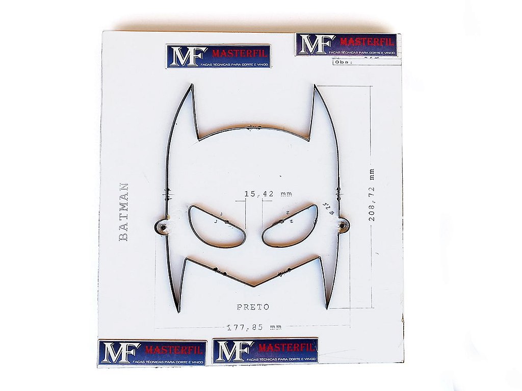 Faca Para Fazer Máscara do Batman - Masterfil Facas