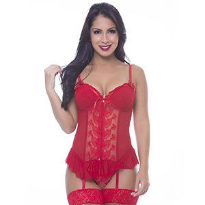 lingerie feminina cor vermelha