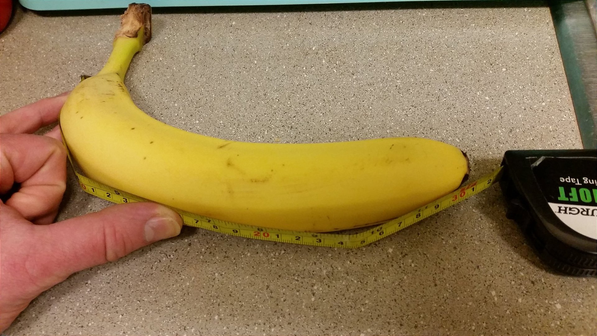medindo banana