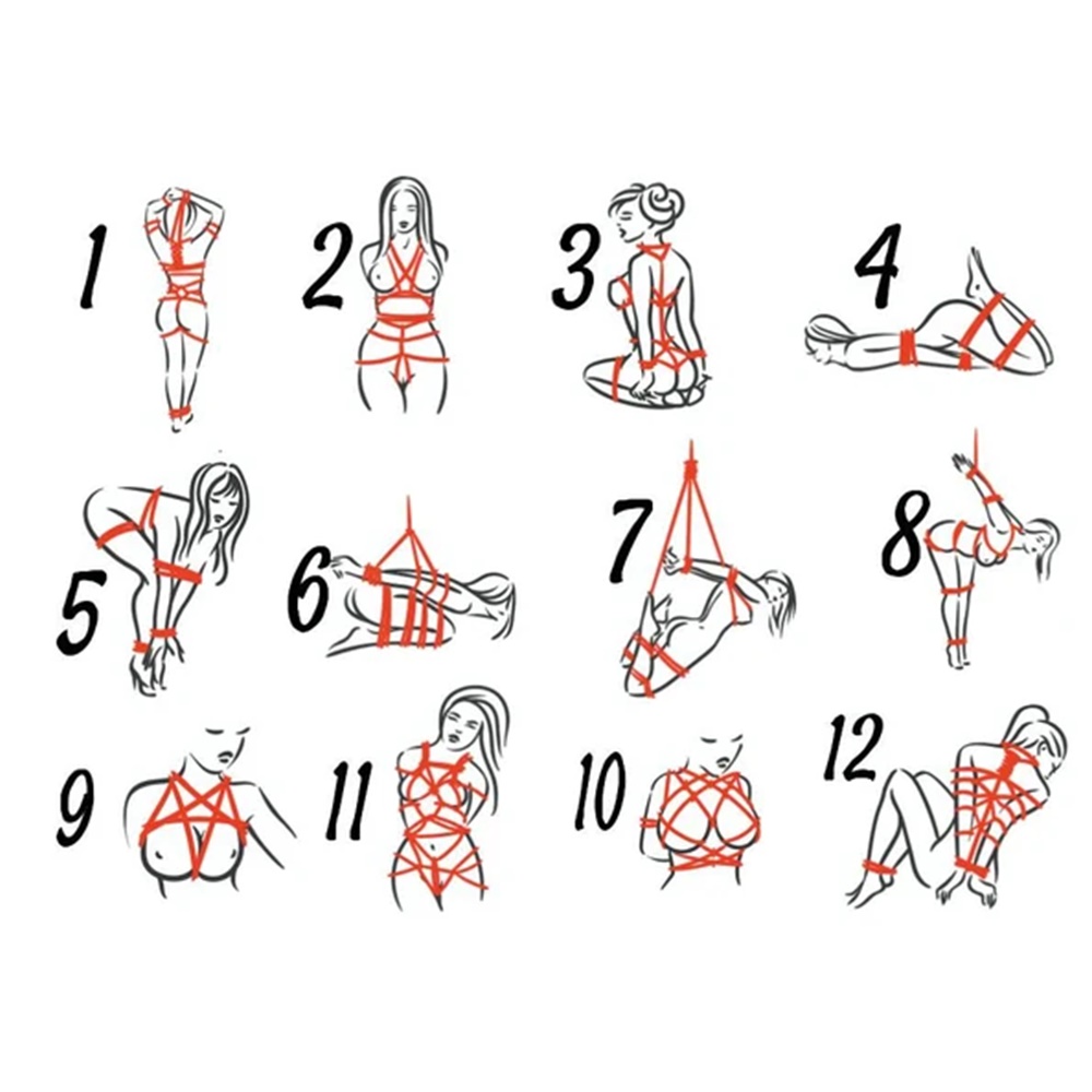 SHIBARI CORDA PARA BONDAGE AMARRAÇÃO BDSM 10MT - COR PRETA - Tulipa Sex  Shop | Loja Sexy Shop