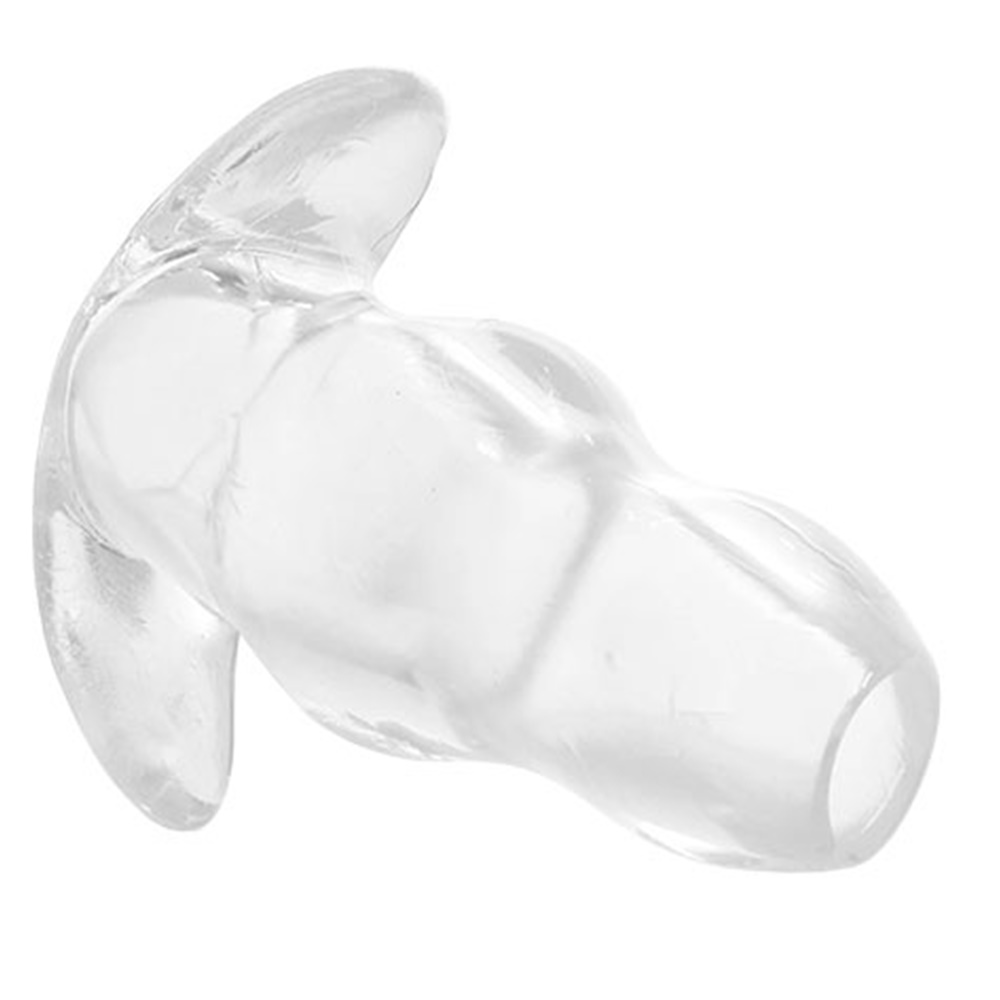Tunnel Butt Plug Small Size - Plug anal transparente com tnel - tamanho  pequeno - 9x3cm - Tulipa Sex Shop | Loja Sexy Shop