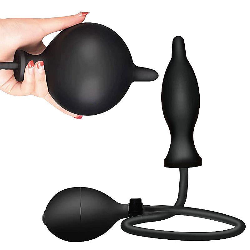 Plug anal inflvel - 11,5 cm x 3,5 cm - Tulipa Sex Shop | Loja Sexy Shop