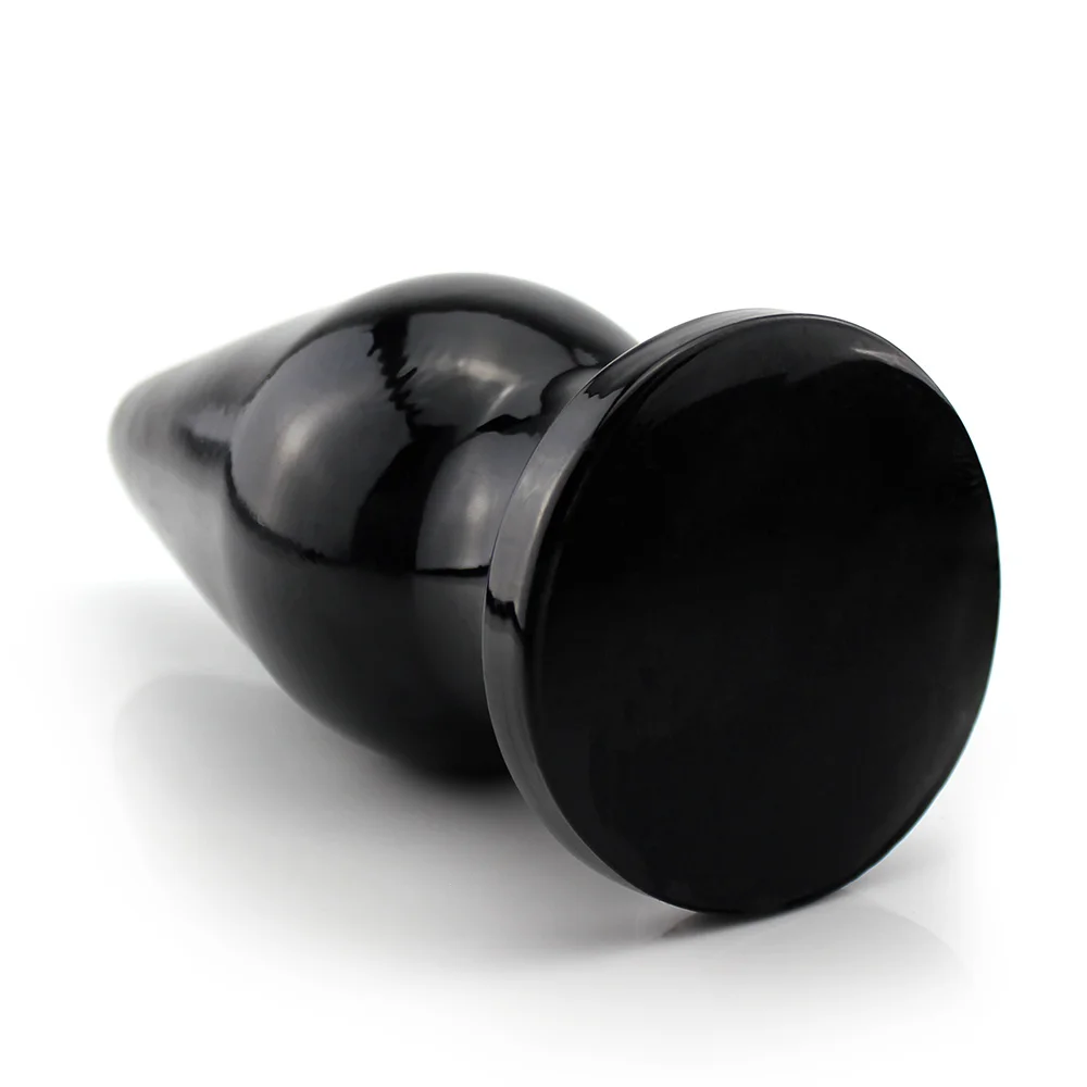 Realistic big butt plug Vostok - Plug Anal Grande Flexvel 25 x 10,5cm -  cor preto - Tulipa Sex Shop | Loja Sexy Shop