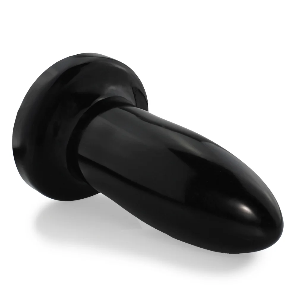 Realistic big butt plug Morteiro - Plug Anal Grande Flexvel 22 x 7,5cm -  cor preto - Tulipa Sex Shop | Loja Sexy Shop