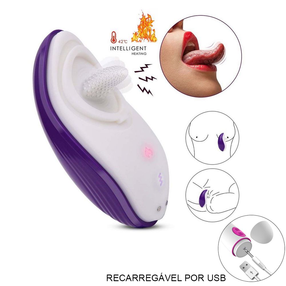 DIBE BETTY TONGUE SEX MASSAGER - Estimulador clitoriano recarregável,  função de auto-aquecimento, design moderno, luxuoso e compacto - Tulipa Sex  Shop | Loja Sexy Shop