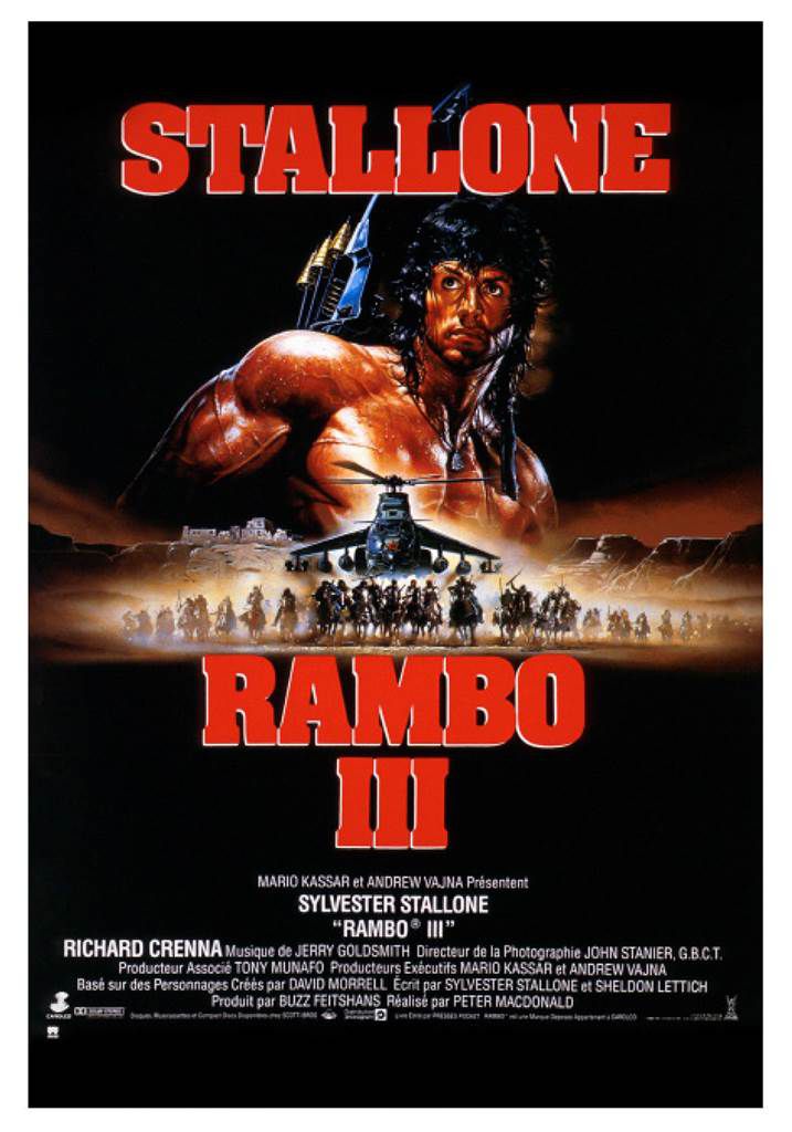 Rambo III filme - Veja onde assistir online