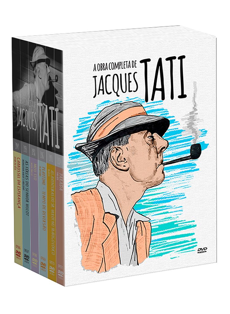 COMBO: 6 DVDS - JACQUES TATI + LUVA - Colecione Clássicos