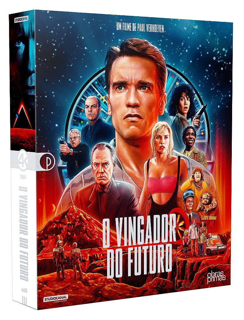 O VINGADOR DO FUTURO - EDIÇÃO ESPECIAL DE COLECIONADOR [DIGIPAK BLU-RAY 4K  UHD DOLBY VISION + BLU-RAY + DVD] - Colecione Clássicos