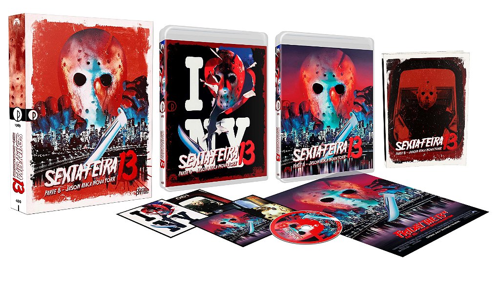 COLEÇÃO SEXTA-FEIRA 13 - PARTES 7, 8 e REMAKE [3 BLU-RAYS