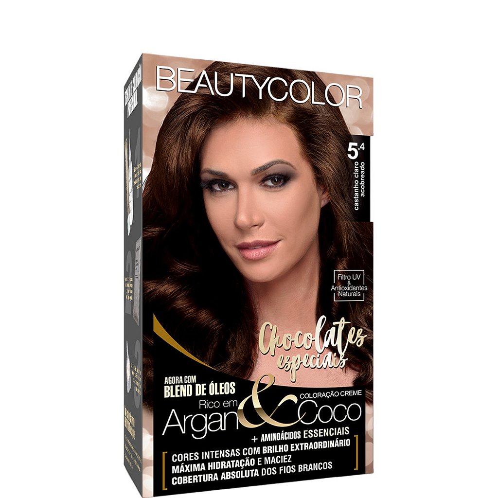 Promoção Tintura Beauty Color 5.4 Castanho - iBella Cosméticos