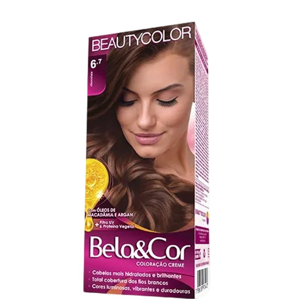 Tinta Beauty Color Bela&Cor Coloração 6.7 - iBella Cosméticos