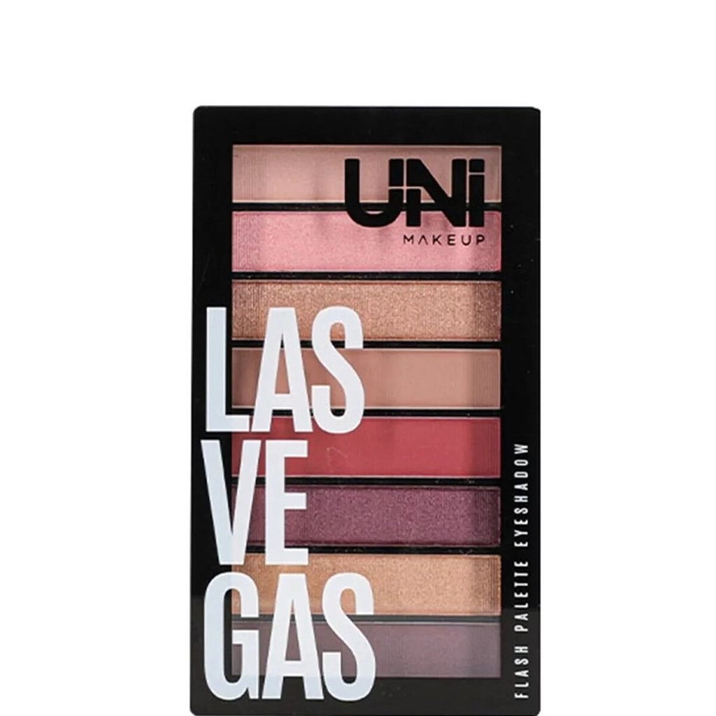 Uni Makeup Paleta de Sombra Eyeshadow Las Vegas 8,5g - iBella Cosméticos