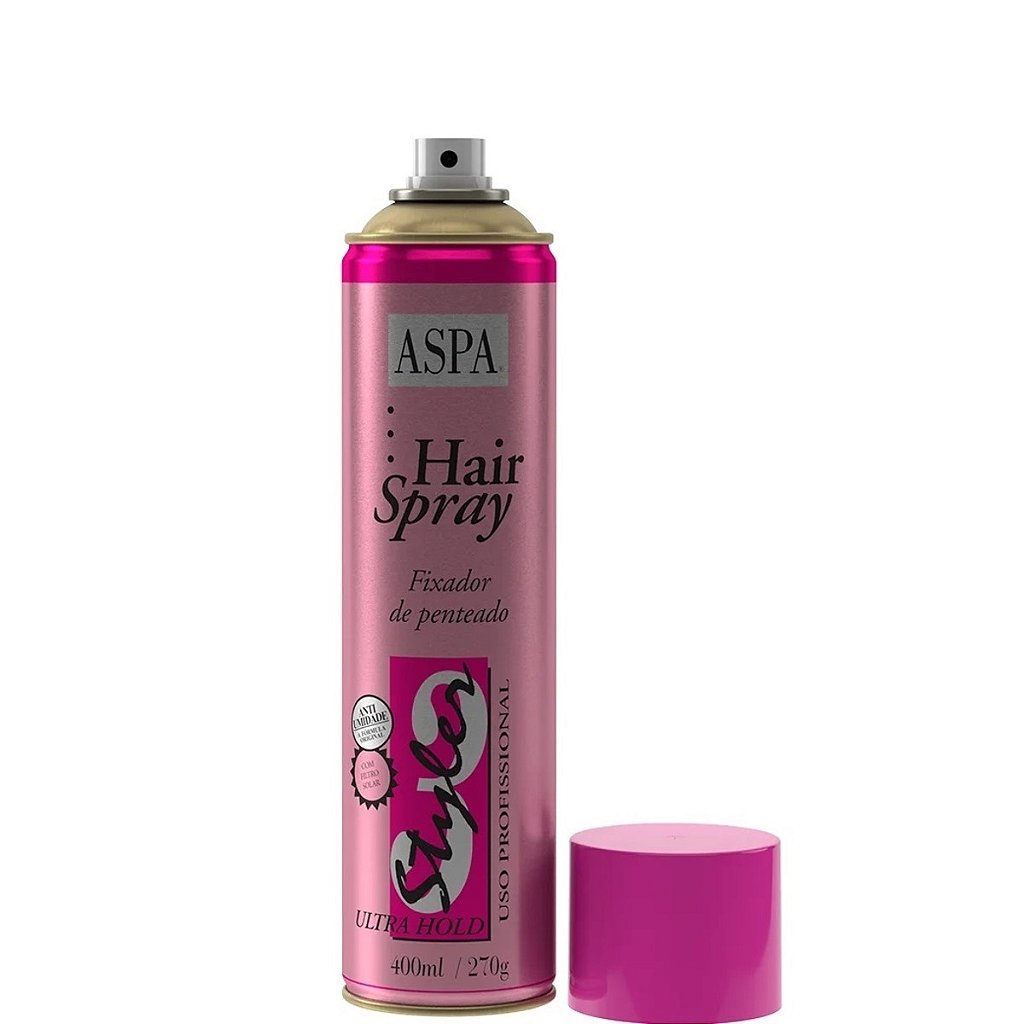 Aspa Emy Hair Spray Fixador de Penteado Mega Forte 400ml