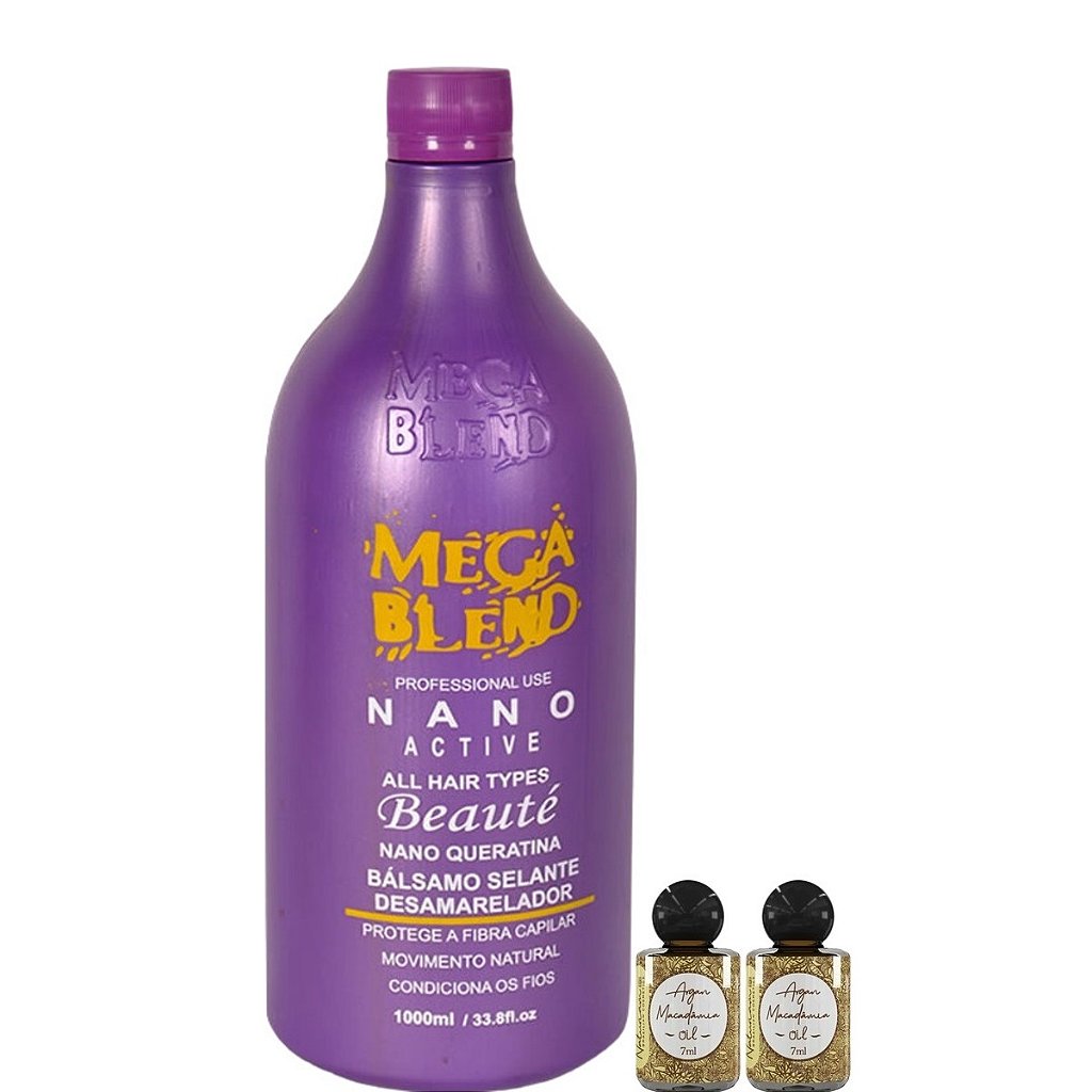 Progressiva Mega Blend Matizadora 1 Litro - iBella Cosméticos