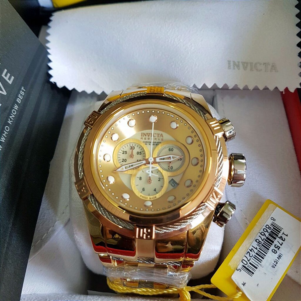 relógio invicta reserve 12738