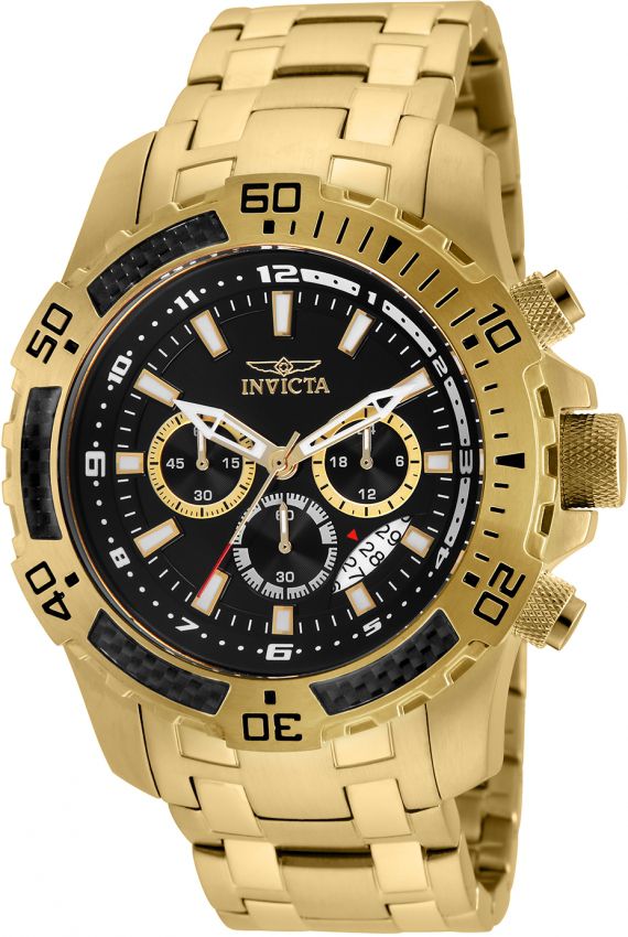 Relógio Invicta 24855 Pro Diver Masculino Banhado a Ouro 18k Mostrado -  Class Store Importados - Invicta Original - Classtore