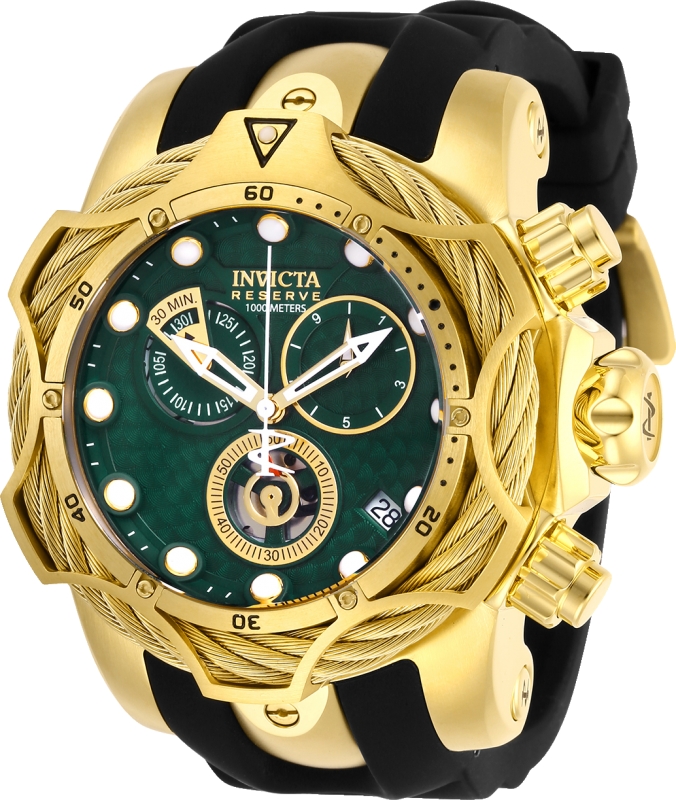 invicta reserve banhado a ouro