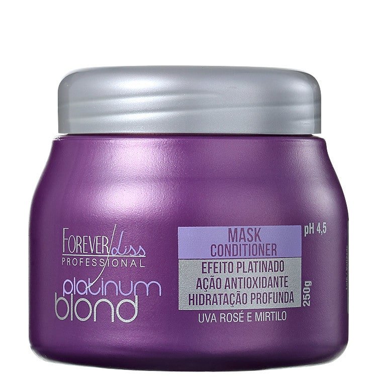FOREVER LISS - PLATINUM BLOND MÁSCARA MATIZADORA - 250g