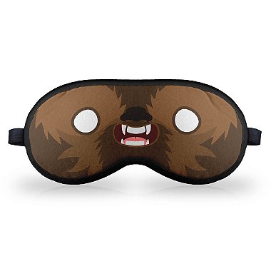 Máscara de Dormir em Neoprene Geek Side Faces - Chill Bacca