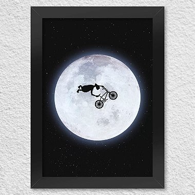 Poster com Moldura - ET BMX Radical