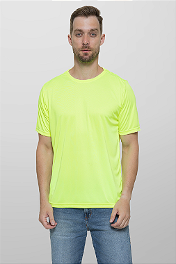 Camiseta Dry Fit Verde Neon