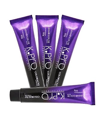 K.PRO Tintura de Cabelo Caviar Color 60g, Brilho Intenso e Cobertura Total- Escolha a sua Cor