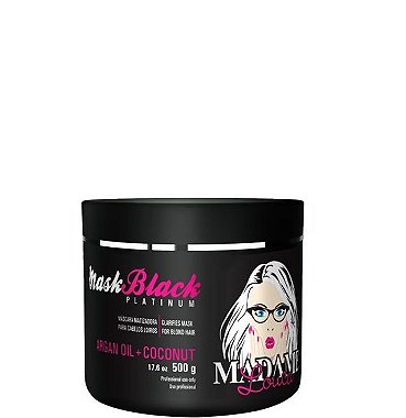  Máscara Matizadora Black Madame Louca - 500 gr 