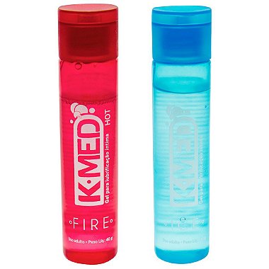 Itens do K-med Fire Ice Gel Lubrificante