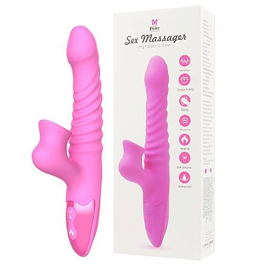 Vibrador rosa Vibrador Vai e Vem Sex Massager - Dibe  