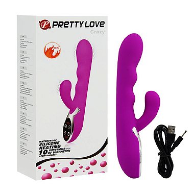 Angulo do Pretty Love Crazy Vibrador com Aquecimento